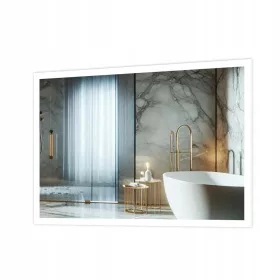  BADEZIMMERSPIEGEL MIT LED-BELEUCHTUNG 100x80 Aurelia