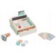  HÖLZERNER PASTELL-SHOP-KASSE-LELIN-SCANNER