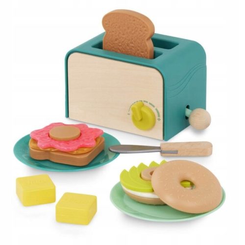  Kindertoaster mit Zubehör zum Frühstück, Avocado-Toast, Butterb.toys
