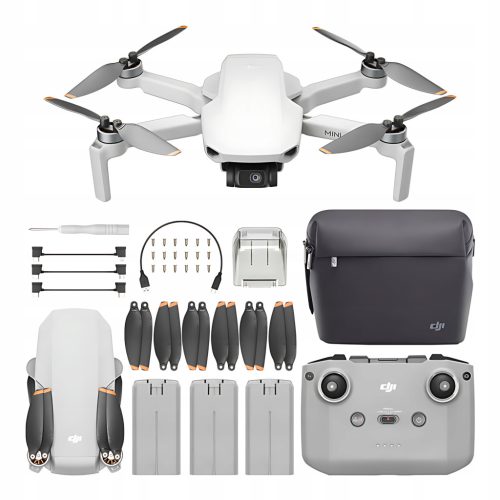  DJI Mini 4K Fly More Combo UHD Cat C0 Drohne mit Kamera 2250 mAh RC-N1 Controller