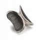  BREITER SILBERRING, 925 SILBER, FEINE VERZIERUNG, ETHNO-BOHO-MUSTER