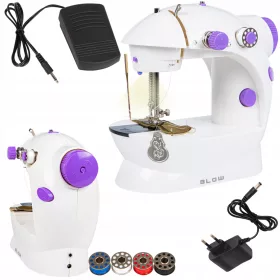    ECHTE NÄHMASCHINE FÜR KINDER, TRAGBARE STROMVERSORGUNG, ABDECKUNG DES NADELFADENS