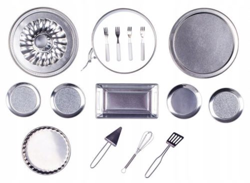  Backset, Edelstahlformen, 15-teilig