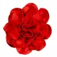  Brosche/Anstecknadel Große Satinblume Rot 15 cm / 2962