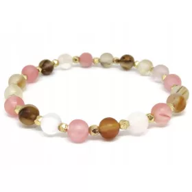  Natursteinarmband k0525 MATTTURMALIN 6 mm