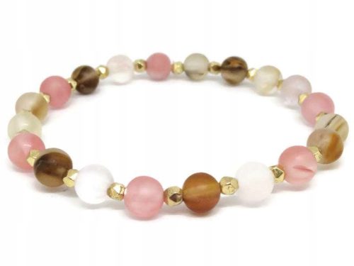  Natursteinarmband k0525 MATTTURMALIN 6 mm