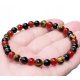  Armband mit dreifachem Schutz und Steinen, TURMALIN, KARNEL, TIGERAUGE