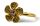  GOLDENER ANTI-STRESS-RING mit rotierender Blume