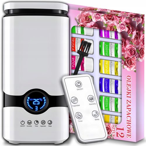  Ionisator, Ultraschall-Luftbefeuchter INTMIX LUFTBEFEUCHTER IONIZER GESCHENK 50 m³/h 28 W 4 l weiß