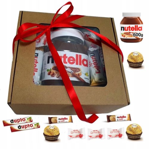  NUTELLA-GESCHENKSET FÜR ALLE 600 ml NUTELLA-CREME-PACKUNG MIT SÜSSIGKEITEN