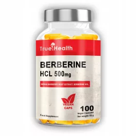   Berberin HCL 500mg - 100 Vegane Kapseln für Gesundheit & Wohlbefinden