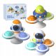  WOOPIE BABY SPACE SPINNER POP-IT SENSORISCHES SPIELZEUG AUSWECHSELBAR 3 STÜCK.