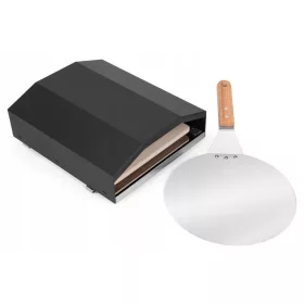    PIZZA-SET-AUFSATZ GRILL-OFEN + SCHAUFEL + STEIN + GRATIS EBOOK!