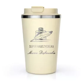  Thermobecher mit Gravur, 350 ml. Ein Geschenk zum Lehrertag