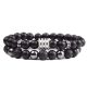  HERREN-ARMBAND-SET 2IN1 ONYX STEIN HÄMATIT LAW 316L STAHL