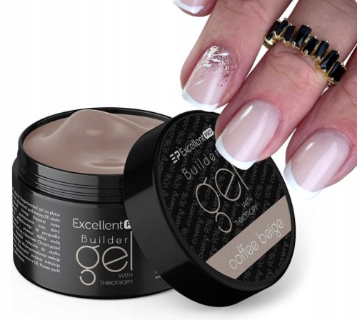  AUSGEZEICHNETES PRO BUILDER GEL AUFBAUGEL MIT THixotropie BEIGE COFFE BEIGE 50g