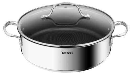 TEFAL Infinite H8157125 Induktionspfanne 26 cm mit Deckel und Griffen