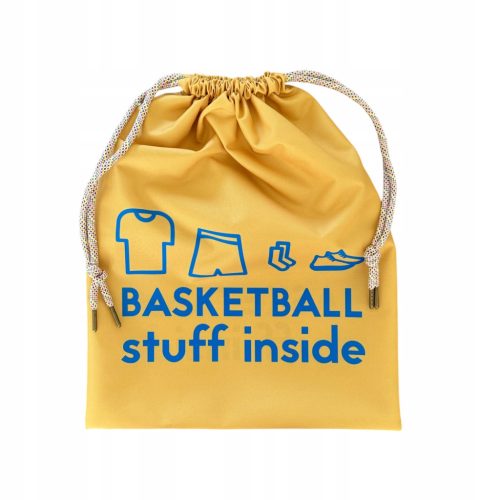  SPORTTASCHE FÜR SCHUHE UND KLEIDUNG, BASKETBALL, ÖKOLOGISCH, Fit Sack