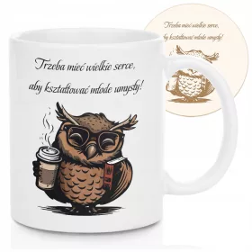    Geschenk zum Lehrertag, Tasse mit Ständer. Geschenk für Lehrer