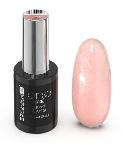  AUSGEZEICHNETE PRO ONE COAT SPEED RUBBER BASE SWEET GOLD RUBBER BASE 11 ml