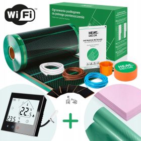    Heizfolie für HD-G-Laminatplatten 140 W/m² für einen 25 m² großen Raum