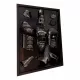  GESCHENK Geburtstag 18-99 Bild mit einer in Harz getauchten Jack Daniels Flasche