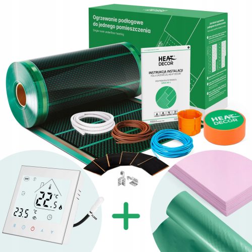  Heizfolie für HD-G-Verbundplatten 80W/m² für einen Raum von 11m²