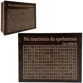    GEZEICHNETES SPARSCHACHTEL JEDE INSTRATION GESCHENK HERAUSFORDERUNG SPAREN EICHE WENGE