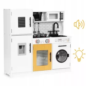  GROSSE HOLZKÜCHE FÜR KINDER, KLÄNGE, LICHTER, ZUBEHÖR