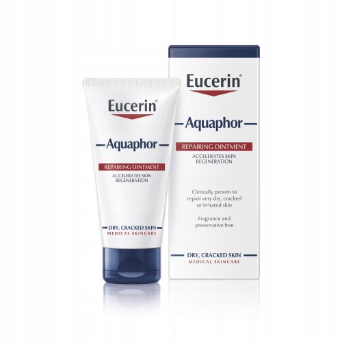 Eucerin Aquaphor Regenerierende Salbe für trockene, gereizte und rissige Haut, 45ml