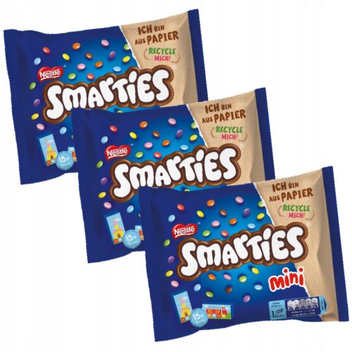 Smarties Mini: 15er Pack Bunte Schokolinsen in Mini-Boxen
