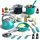  Kindertöpfe-Set Töpfe mit Wasserkocher 32-tlg.
