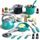  Kindertöpfe-Set Töpfe mit Wasserkocher 32-tlg.