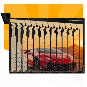    Kalender 2025 Auto | Geschenk Automotive Themen Autos Sparschwein zum 5. Geburtstag