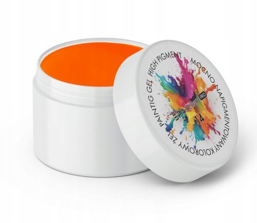  AUSGEZEICHNETES MALERGEL PIGMENTIERTES DEKORGEL 14 ORANGE 5 ml