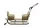  DUO-BEIGE-SCHLITTEN MIT WOLLSITZEN
