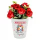  weißer Keramik-Blumentopf LEHRERTAG kein Beruf - RUFENDES Geschenk