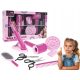  FRISEURSET für Kinder, Haartrockner, FRISEURSALON, 9 Elemente, Zubehör
