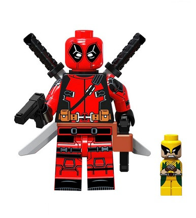  Deadpool-Figurenblöcke und Mini-WOLVERINE AVENGERS