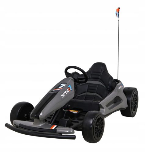  Speed 7 Drift King batteriebetriebenes Gokart für Kinder Grau + Driftfunktion +