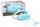  BATTERIEBETRIEBENER STAUBSAUGER BLAU 4838