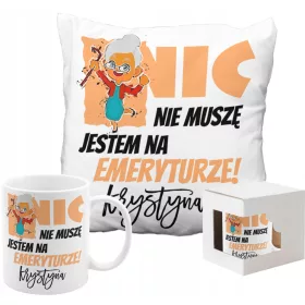    GESCHENK FÜR EINEN RENNER BECHER MIT KISSEN RENNER RENTE MIT NAMEN