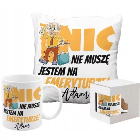    GESCHENK FÜR EINEN RUHESTAND BECHER MIT EINEM KISSEN RUHESTAND RUHESTAND MIT EINEM NAMEN