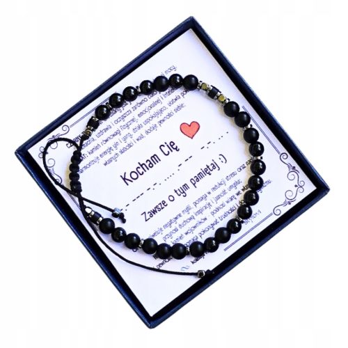  STYLOVI Herren-Armband mit Code: Geschenk für Ehemann, Freund, Sohn, Vater