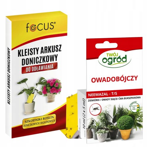 NeemAzal T/S & Focus Klebstreifen Set für nachhaltigen Pflanzenschutz