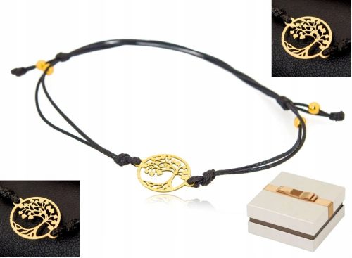  585 Gold Tree of Happiness Armband 14 Karat in verschiedenen Farben