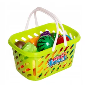  OBST UND GEMÜSE ZUM SCHNEIDEN AUF KLETTKORB