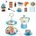  KAFFEESERVICE-SET Kaffeemaschine Kaffeemühle Süßigkeiten Zubehör FÜR KINDER