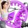 Hula Hoop mit Noppen GALAXIA 120 cm rosa