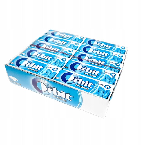 Orbit Peppermint Kaugummi-Dragées 14g mit 30 Stück - Frischer Atem und Zahnpflege